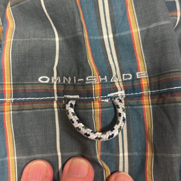 Columbia PFG Omni shade Men's Casual Plaid button down long sleeve medium - Picture 3 of 8